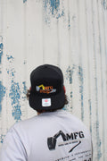 BLACK TRUCKER HAT