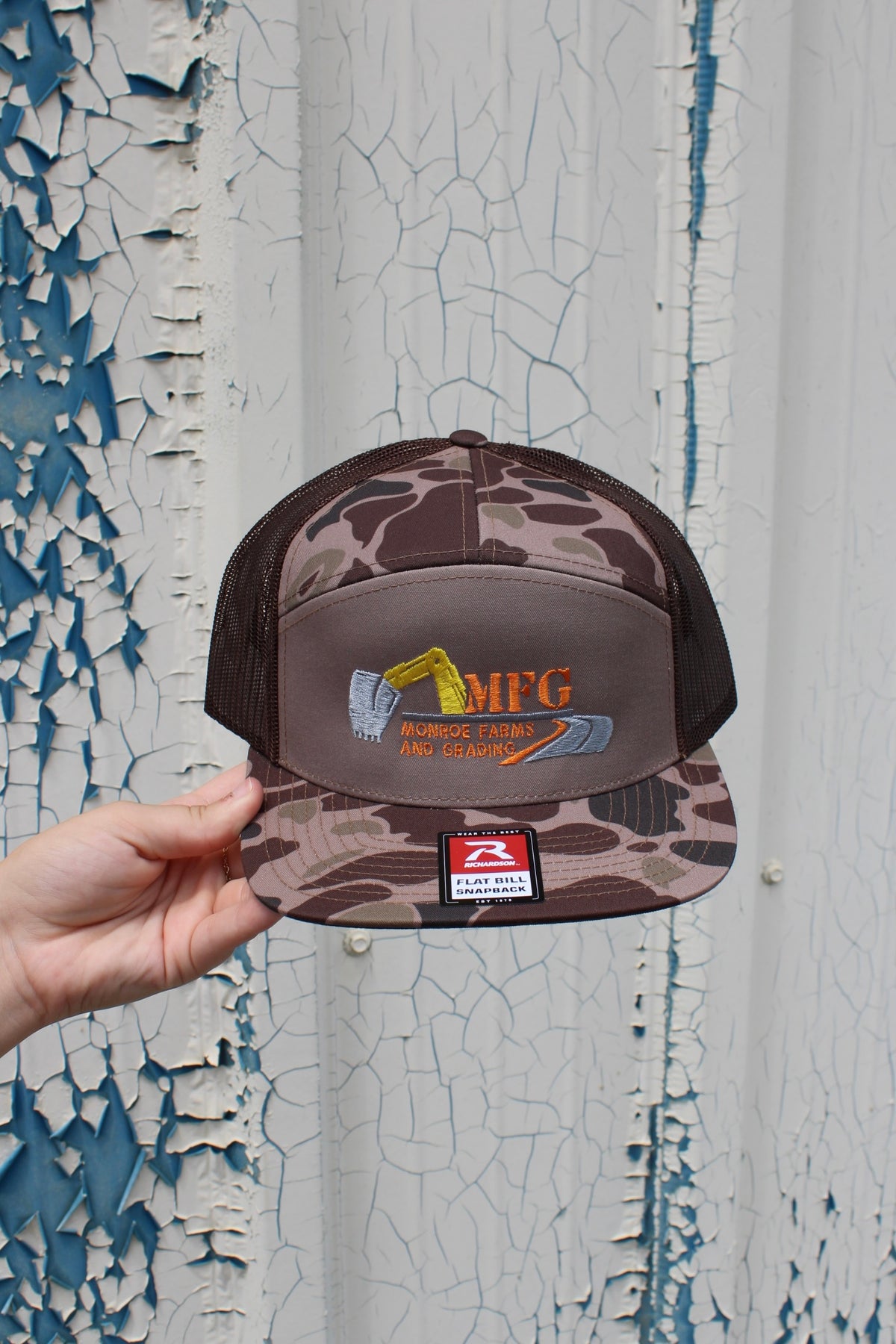 DARK BROWN CAMO HAT